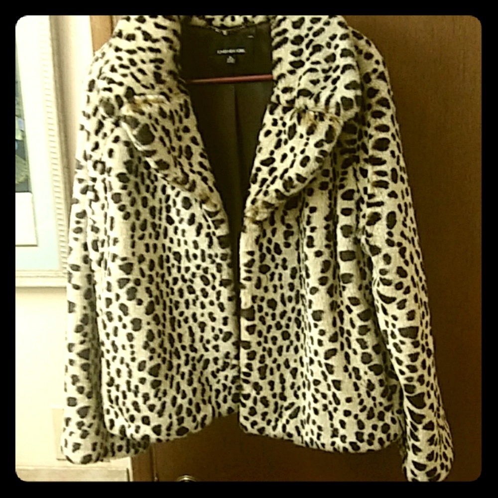 Jones New York fur coat